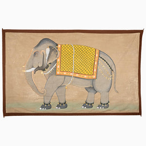 Elephant with Yellow Howdah Tapestry