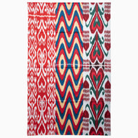 Tashkent Zig Zag Large Ikat Tapestry - High Quality Image of 