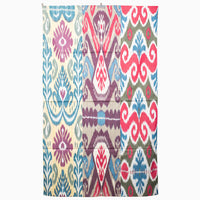 Tashkent Spring Day Large Ikat Tapestry - High Quality Image of 