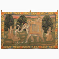 On A Walk With My Elephant Tapestry - High Quality Image of 