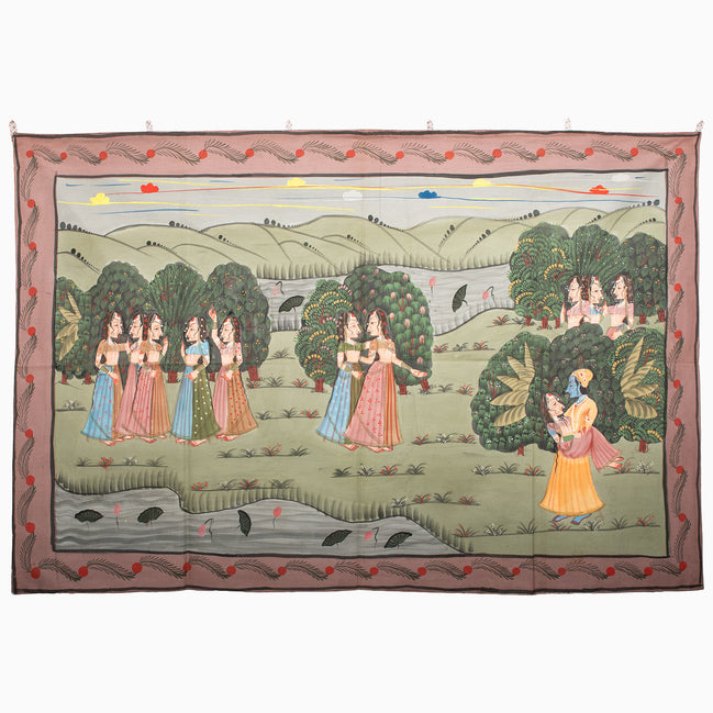 Spring Kite Party Tapestry