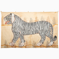Left White Tiger 2 Tapestry - High Quality Image of 