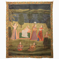 Stormy Night With Border Tapestry - High Quality Image of 