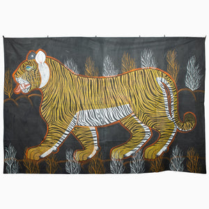 Spooky Tiger Tapestry