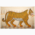 Right Orange Tiger 2 Tapestry - 32114889261102