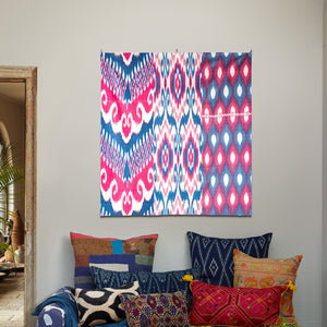 Alive To Everything Medium Ikat Tapestry