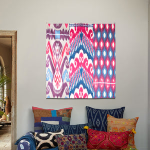 Also Delightful Medium Ikat Tapestry