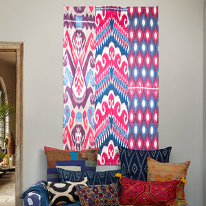 Also Delightful Large Ikat Tapestry