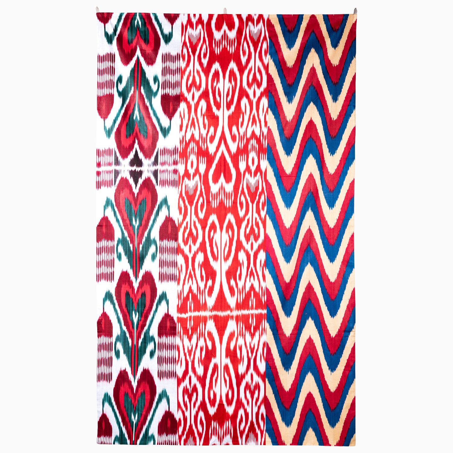 Fluttering Blossoms Large Ikat Tapestry