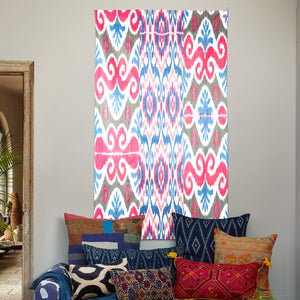 Back Inside That Moment Large Ikat Tapestry