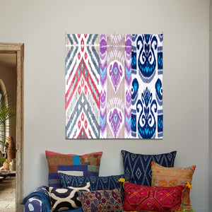 Moon Slipping In Medium Ikat Tapestry