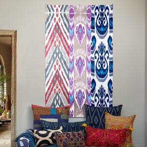 Moon Slipping In Large Ikat Tapestry