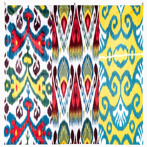 Larking About Together Medium Ikat Tapestry