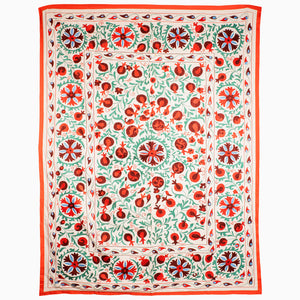 Busy Garden Suzani Blanket