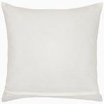 A white Indigo Elephant Decorative Pillow on a white background, made of cotton linen by John Robshaw. - 30400301432878
