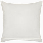 A white Indigo Elephant Decorative Pillow on a white background, made of cotton linen by John Robshaw. - 30400301432878