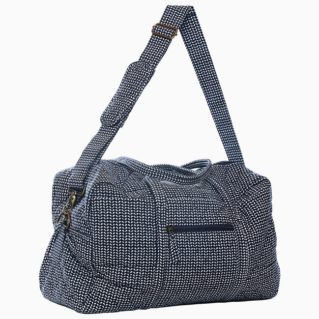 Cinde Indigo Duffle Bag by John Robshaw