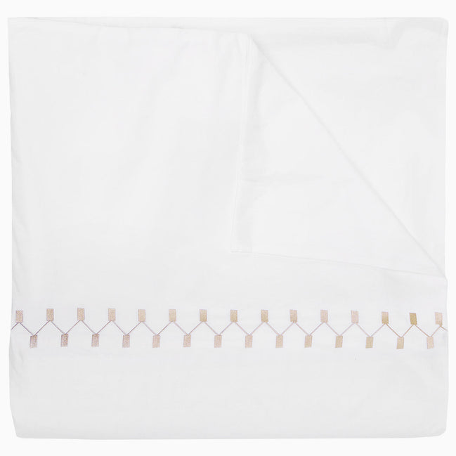Anketi Natural Border Organic Duvet by John Robshaw