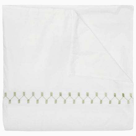 Anketi Sage Border Organic Duvet by John Robshaw