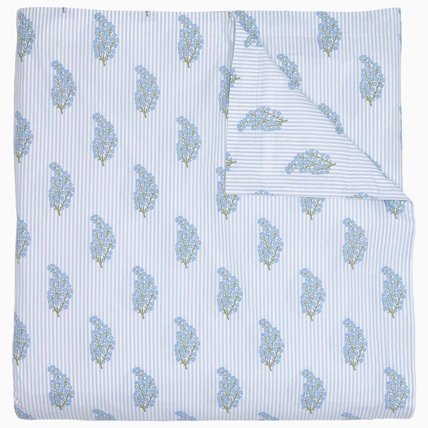 Nirvi Light Indigo Organic Duvet by John Robshaw