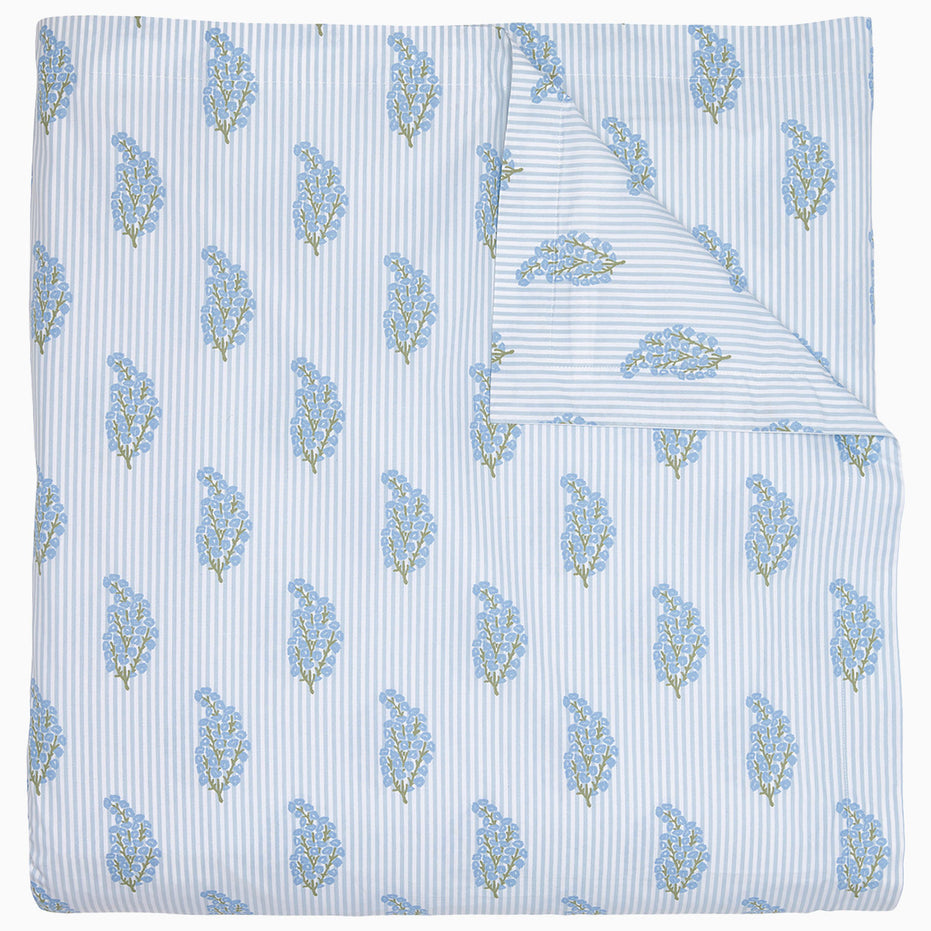 Nirvi Light Indigo Organic Duvet by John Robshaw