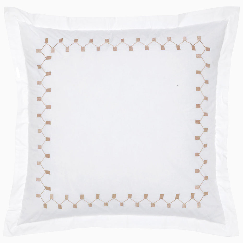 Anketi Natural Border Organic Sham by John Robshaw