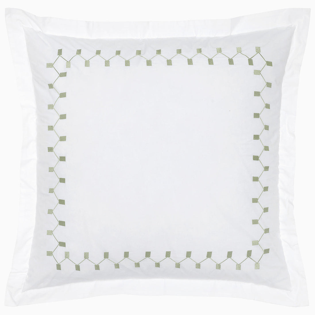 Anketi Sage Border Organic Sham by John Robshaw