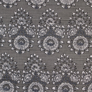 Lanka Gray Fabric by John Robshaw