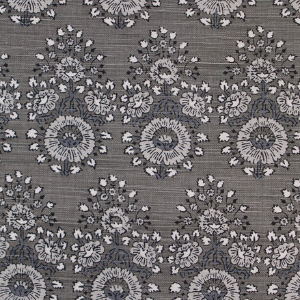 Lanka Gray Fabric by John Robshaw