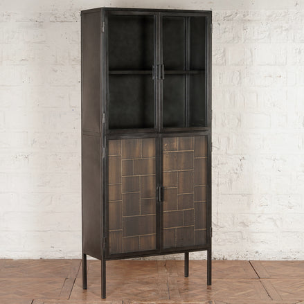 Samar Iron and Brass Cabinet by John Robshaw