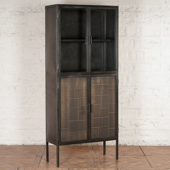 Samar Iron and Brass Cabinet