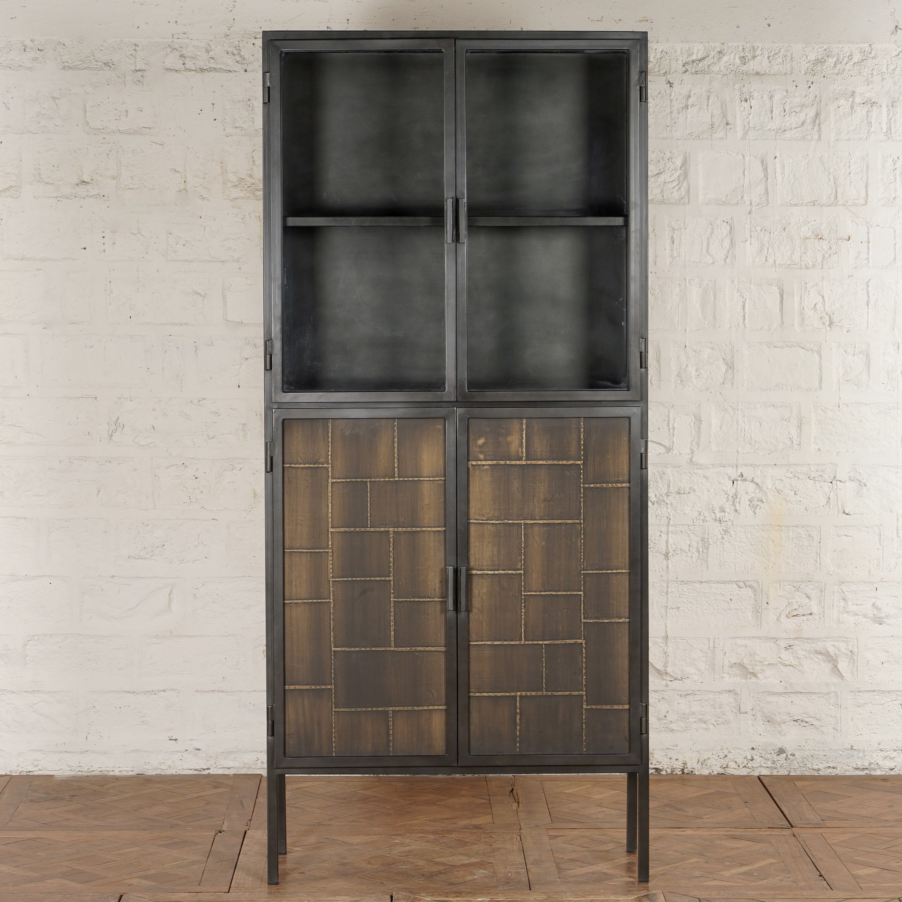 Samar Iron and Brass Cabinet