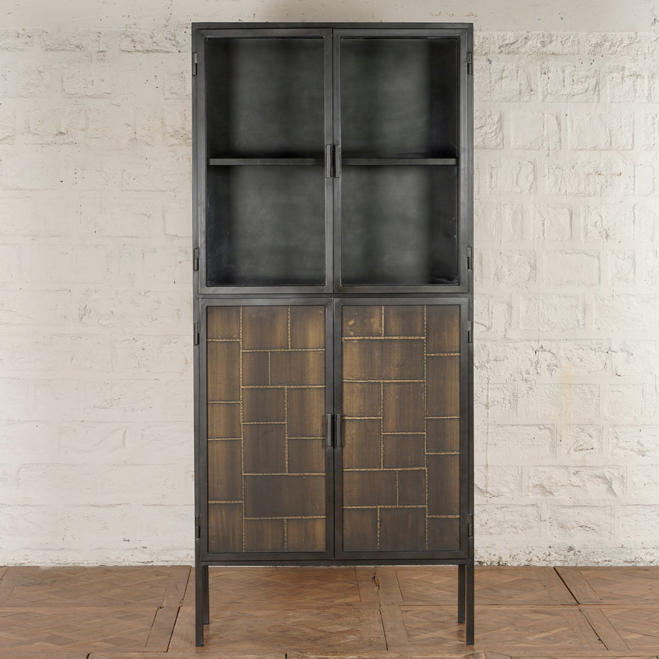 Samar Iron and Brass Cabinet