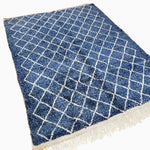 Blue Village Wool Rug - 33662419107886
