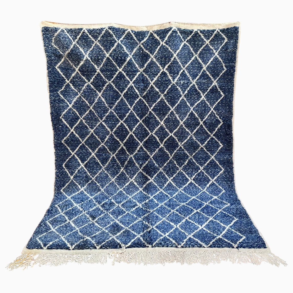 Blue Village Wool Rug
