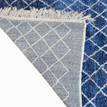Blue Village Wool Rug - 33662419075118