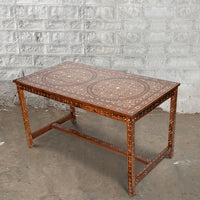 Wooden Inlay Table 1 - High Quality Image of 