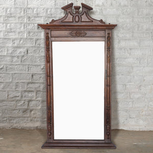 Mirror with Wooden Frame