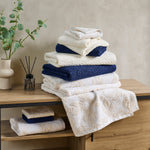 Maze Indigo Bath Towel - 32219813838894