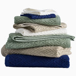 Maze Indigo Bath Towel - 32219814166574