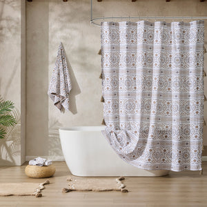 Rangila Linen Shower Curtain