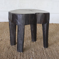 Bhanu Teak Naga Stool - High Quality Image of 