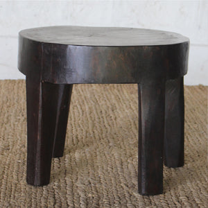 Rishi Teak Naga Stool
