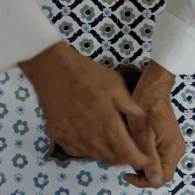 Kripa Light Indigo Kidney Pillow
