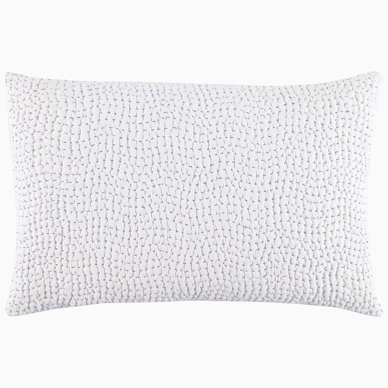 Organic Hand Stitched Lavender Sham
