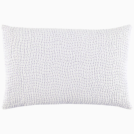 Organic Hand Stitched Lavender Sham by John Robshaw