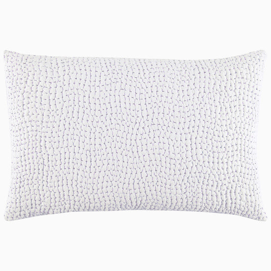 Organic Hand Stitched Lavender Sham