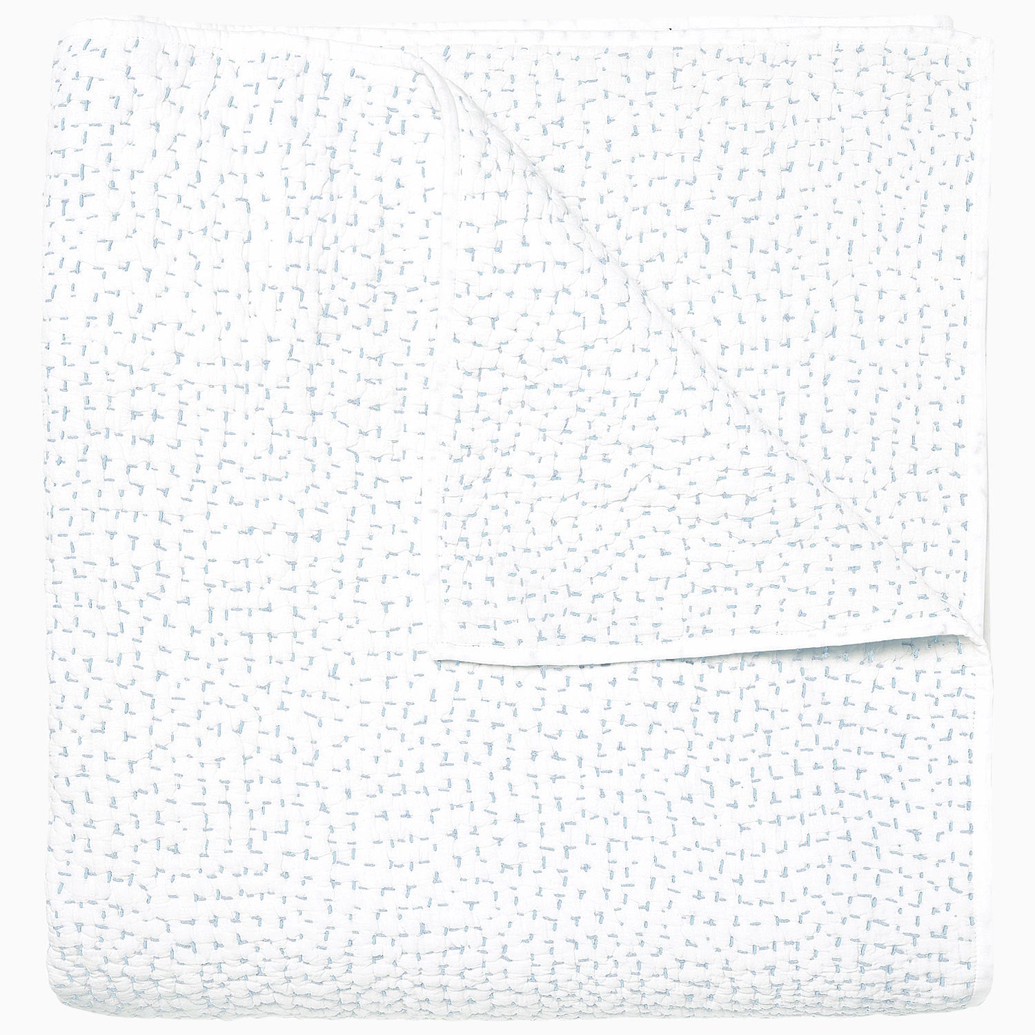 Organic Hand Stitched Mist Quilt by John Robshaw
