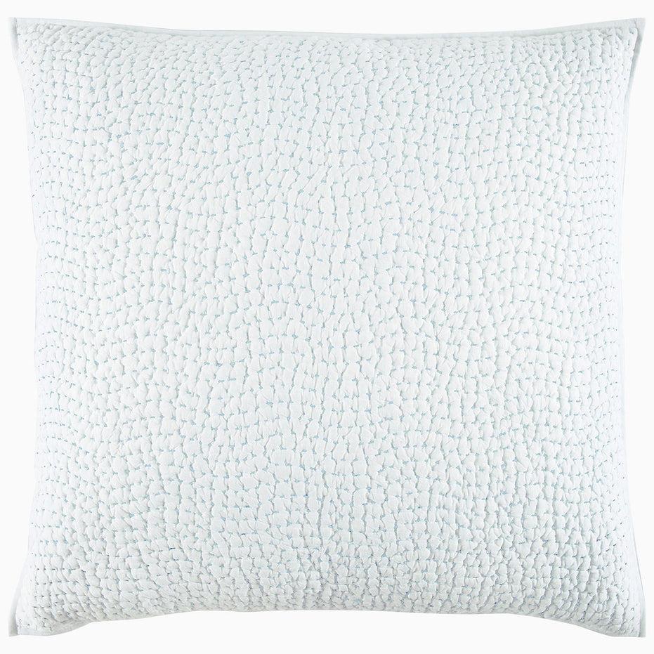 Organic Hand Stitched Mist Sham by John Robshaw