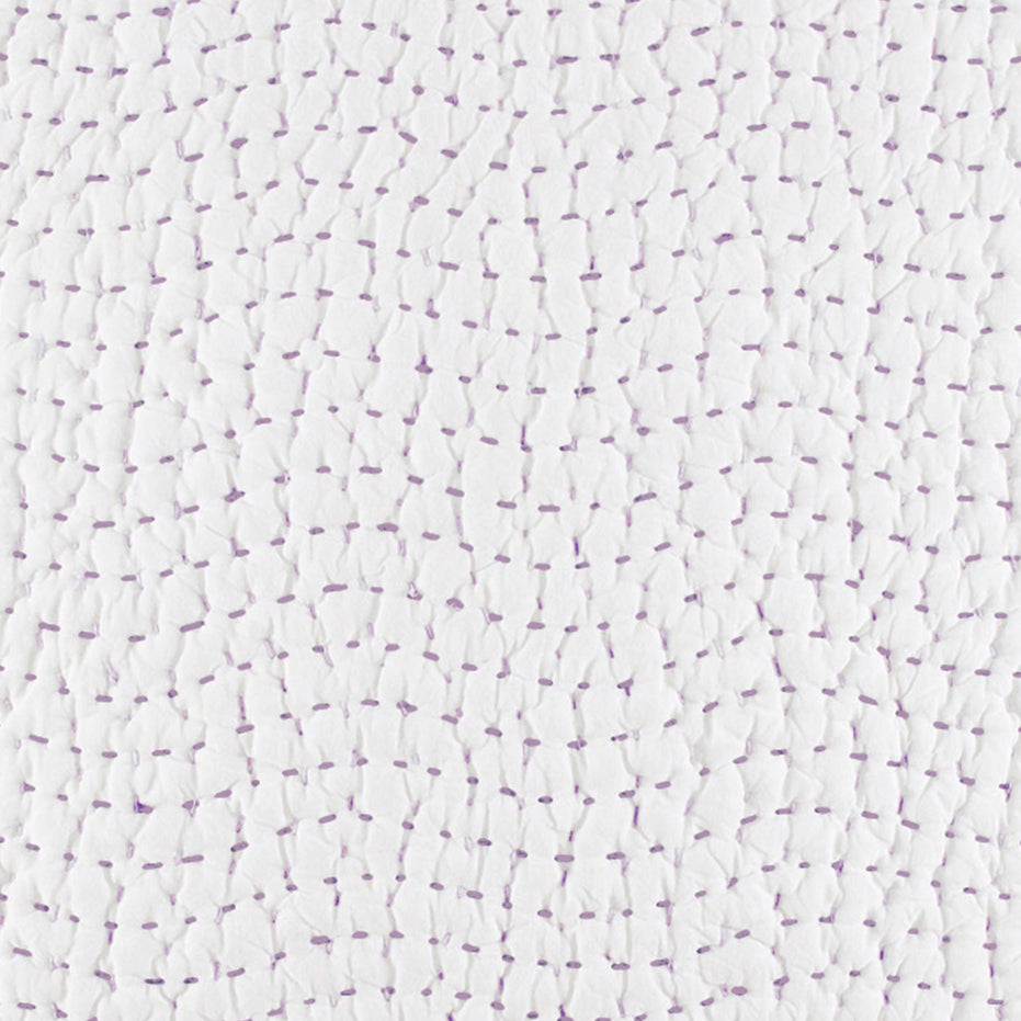 Organic Hand Stitched Lavender Quilt